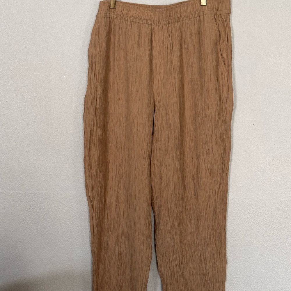 Madewell Relaxed Wide-Leg Pull-On Pants in Camel - Picture 2 of 8
